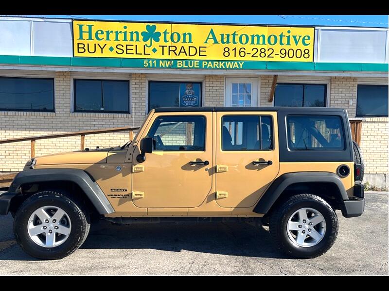 Used 2013 Jeep Wrangler Unlimited Sport 4WD for Sale in Lees Summit MO  64063 Herrington Automotive