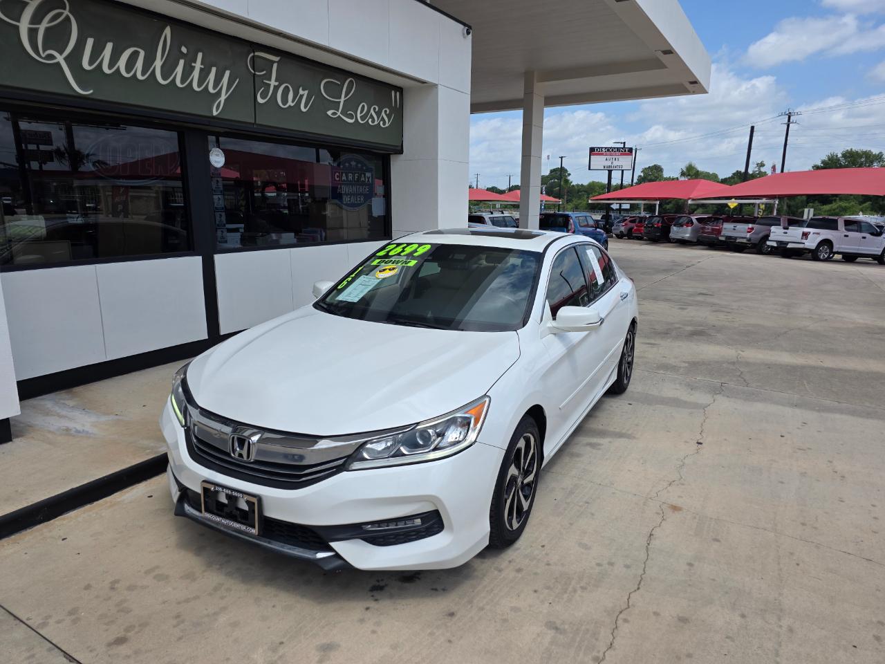 Honda Accord EX-L Sedan V6 CVT w/ Honda Sensing 6-Spd AT 2016