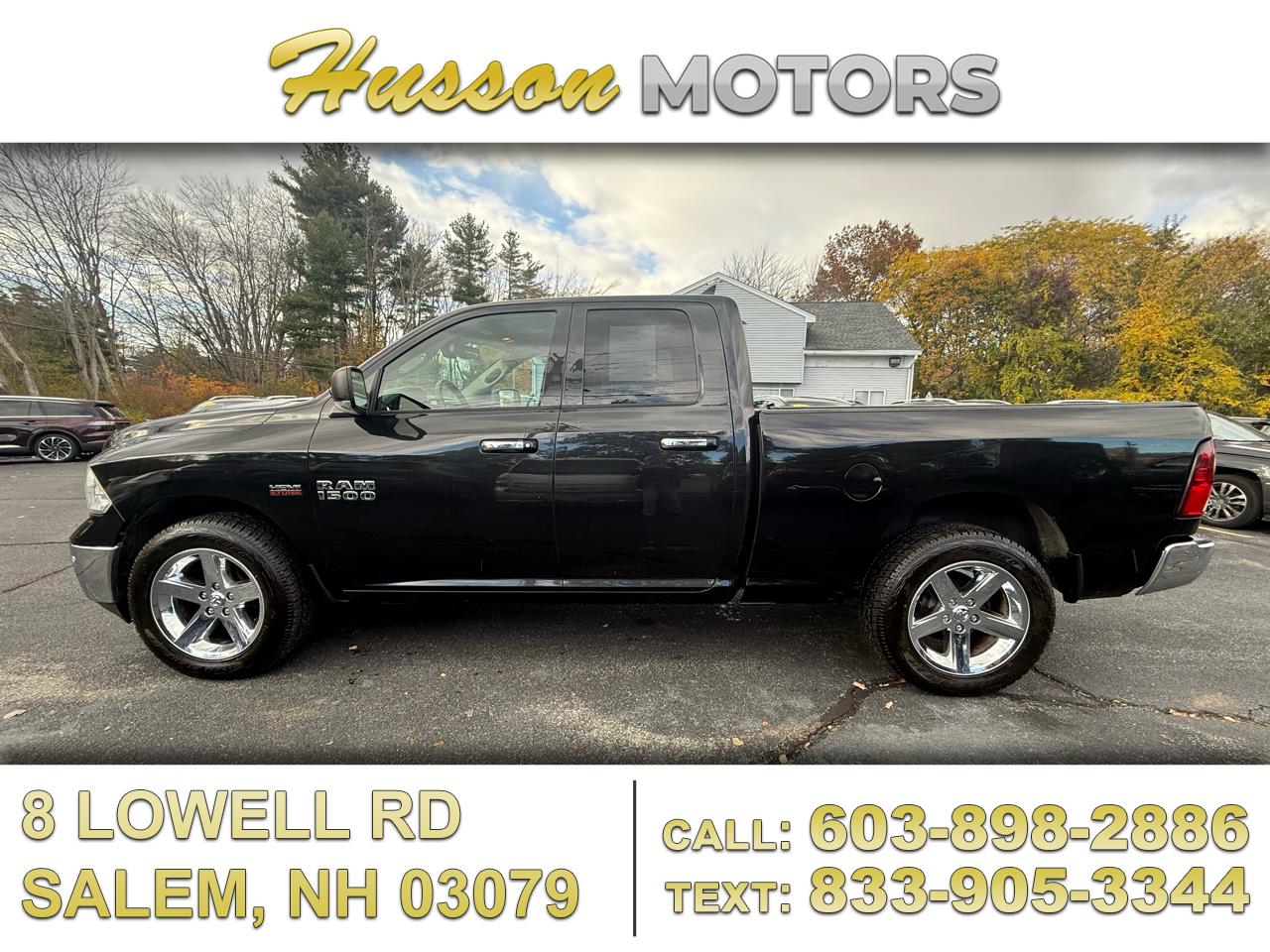 2017 RAM 1500 Big Horn/Lone Star 4x4 Quad Cab 6'4" Box