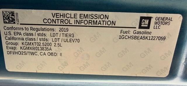 Chevrolet Colorado  2019