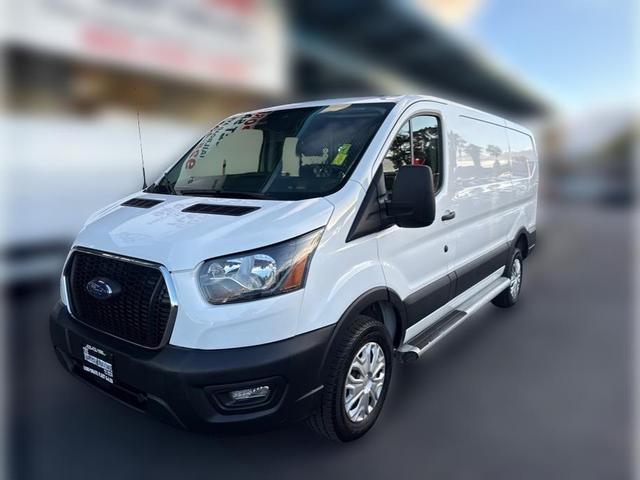 White 2024 Ford Transit Cargo 250 Low Roof LB RWD Van Rear-Wheel Drive