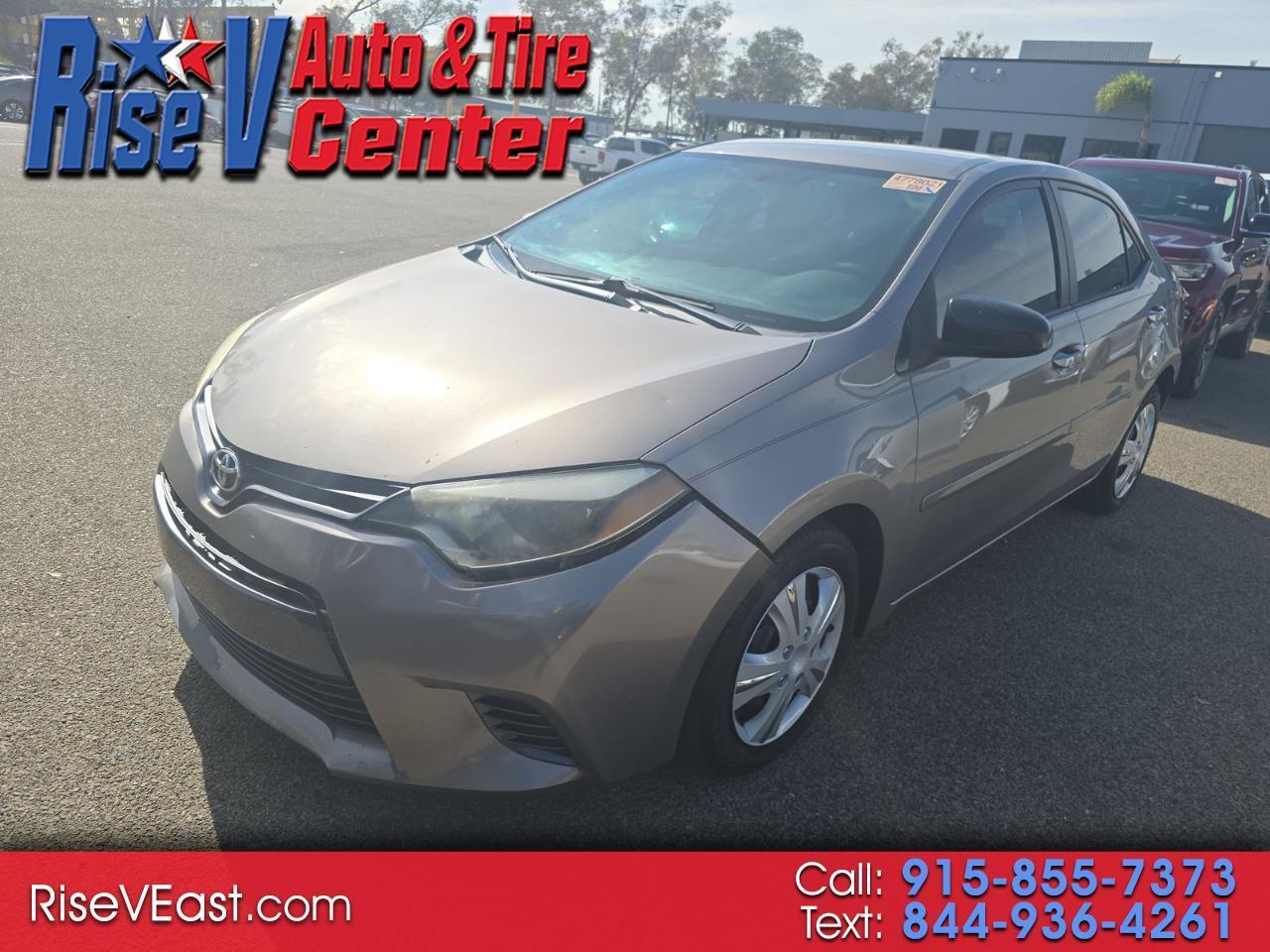 Toyota Corolla LE 4D Sedan 2015