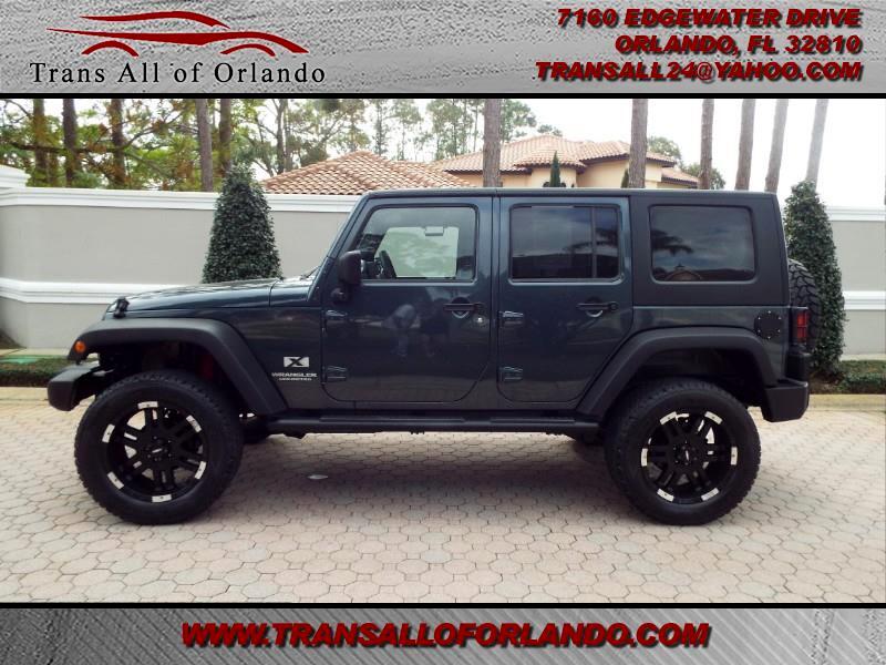 Used 2008 Jeep Wrangler Unlimited X 2WD for Sale in Orlando FL 32810 Trans  All Auto & Truck Sales
