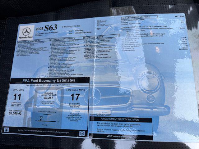 Mercedes-Benz S-Class S63 AMG 2008