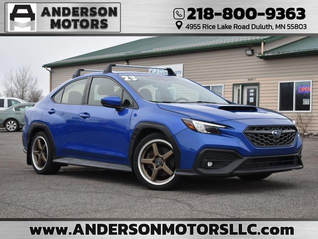 Blue 2023 Subaru WRX Premium AWD Sedan All-Wheel Drive Automatic