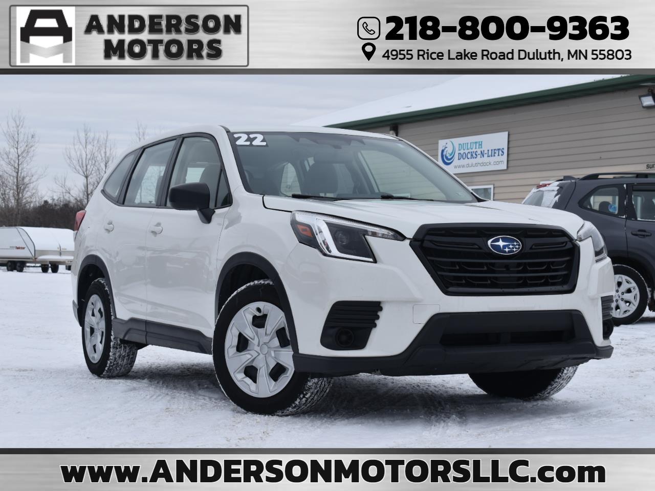 White 2022 Subaru Forester Crossover AWD SUV / Crossover All-Wheel Drive Automatic