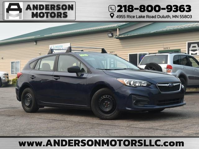 Blue 2019 Subaru Impreza Hatchback All-Wheel Drive Continuously Variable Transmission