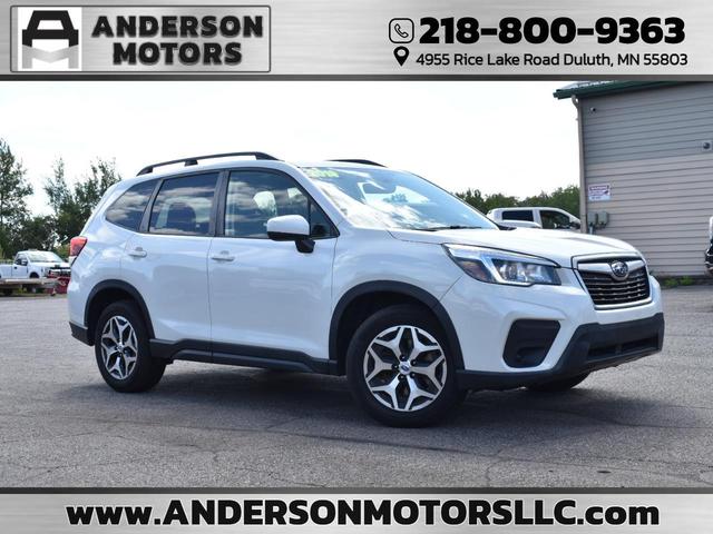 White 2019 Subaru Forester SUV / Crossover All-Wheel Drive Continuously Variable Transmission