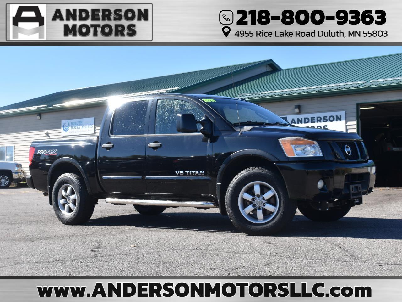 2011 Nissan Titan PRO-4X Crew Cab 4WD SWB