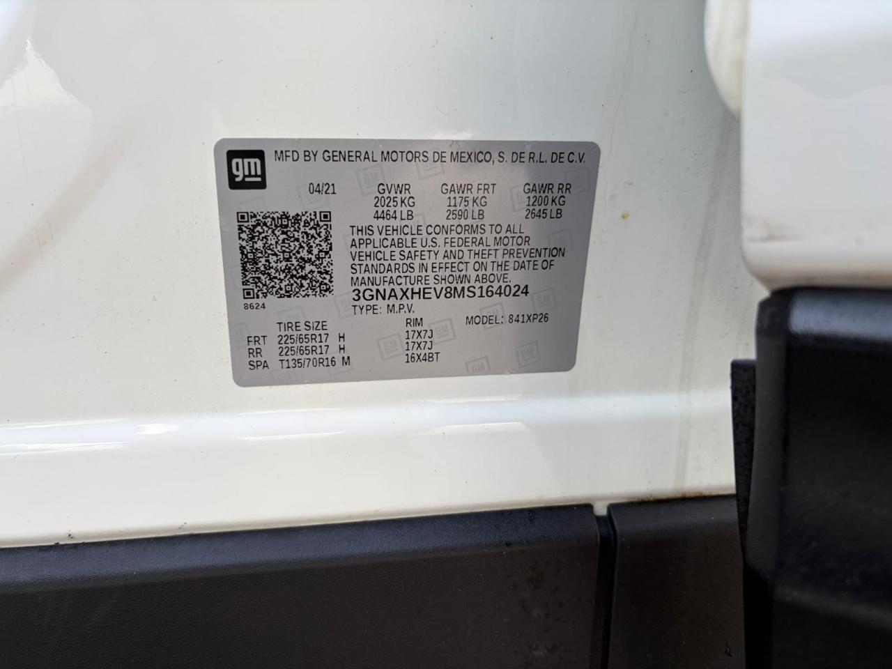 Chevrolet Equinox FWD 4dr LS w/1LS 2021