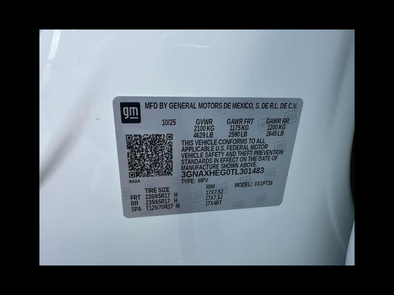 Chevrolet Equinox FWD 4dr LT w/1LT 2026