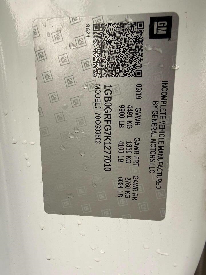 Chevrolet Express G3500 139" 2019