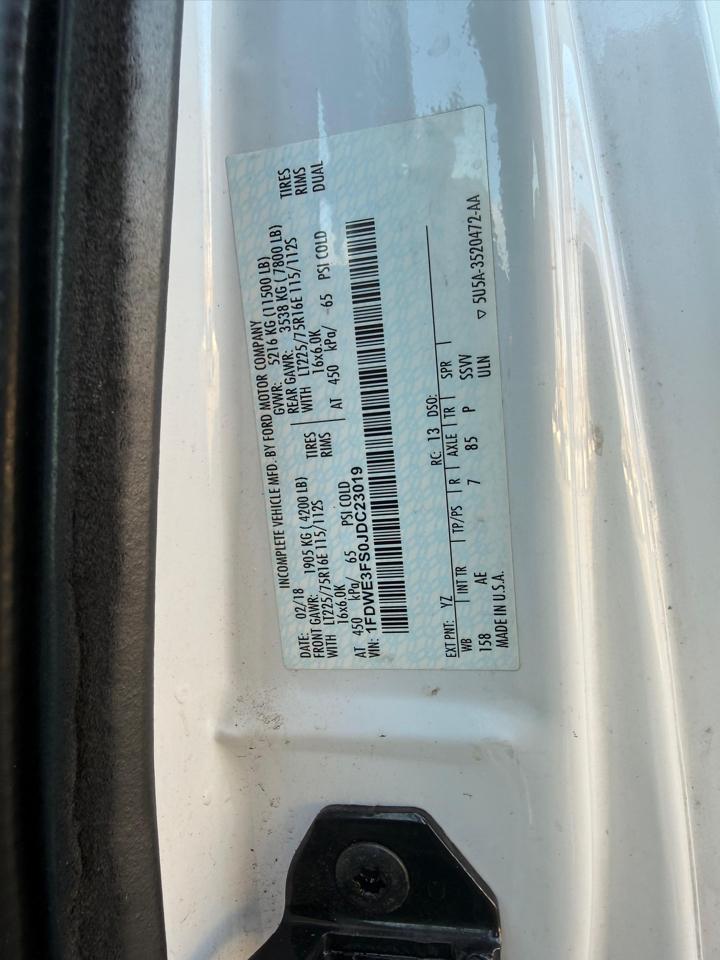 Ford Econoline E-350 Super Duty 2018