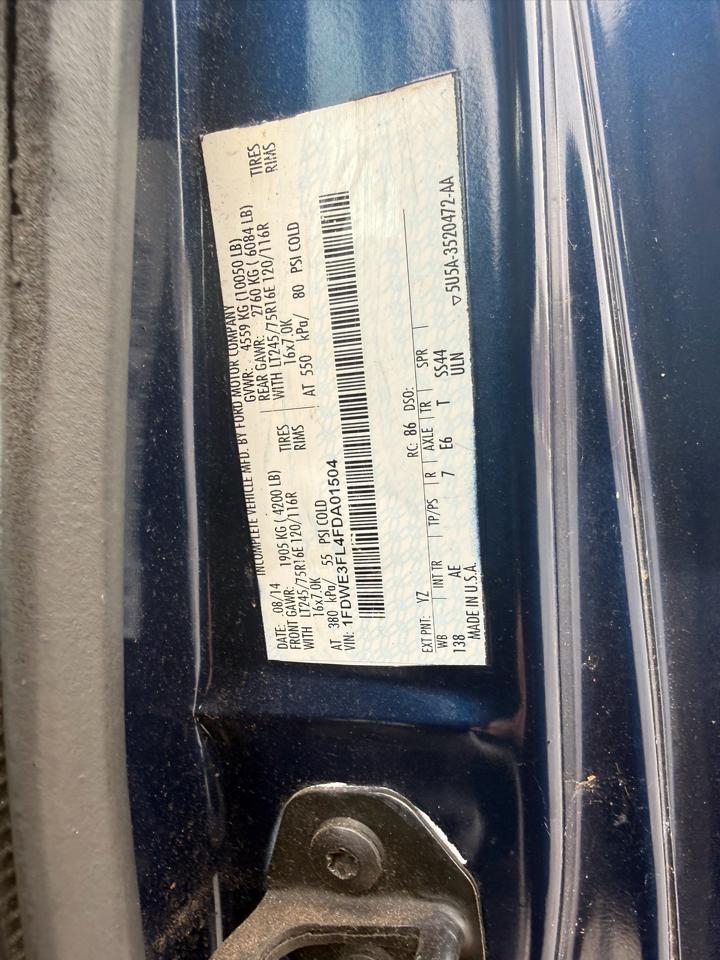 Ford Econoline E-350 Super Duty 2015