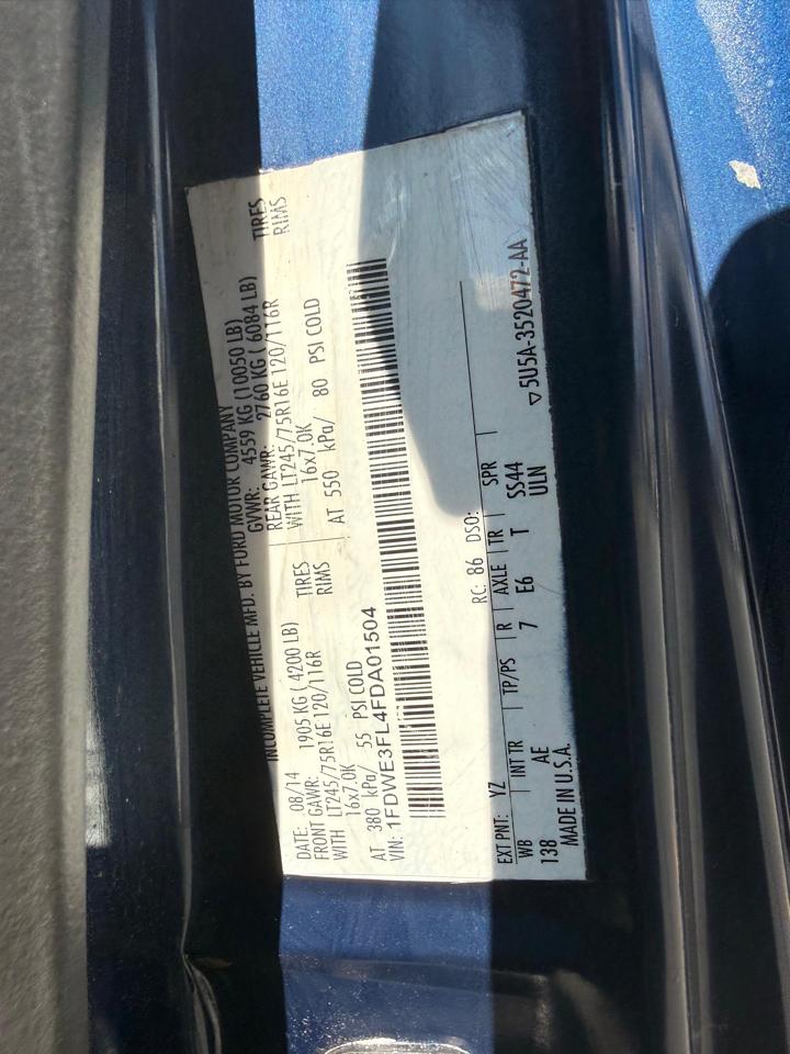 Ford Econoline E-350 Super Duty 2015