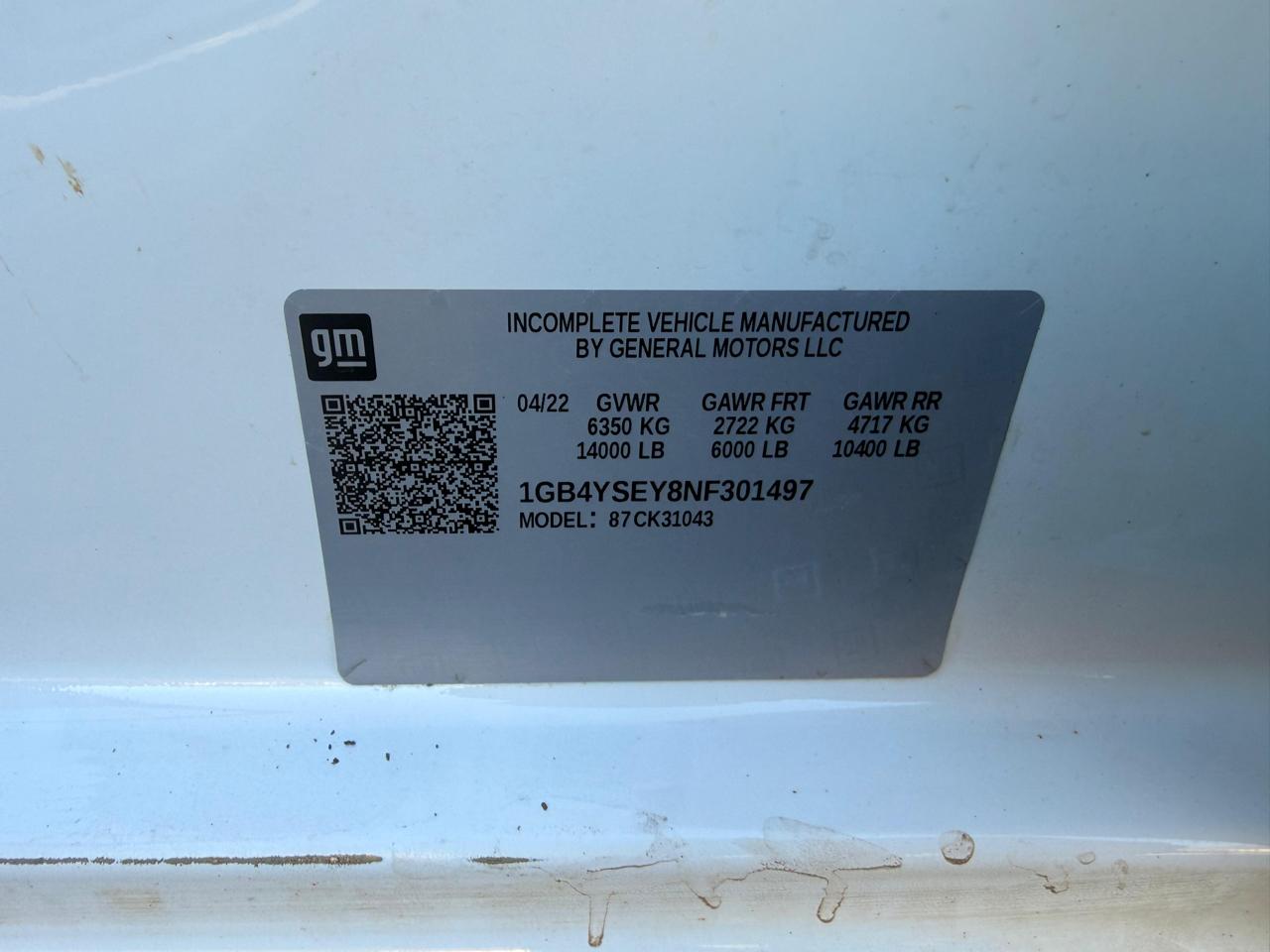 Chevrolet Silverado 3500HD Work Truck Crew Cab 4WD 2022