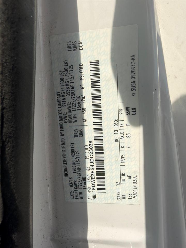 Ford Econoline E-350 Super Duty 2018