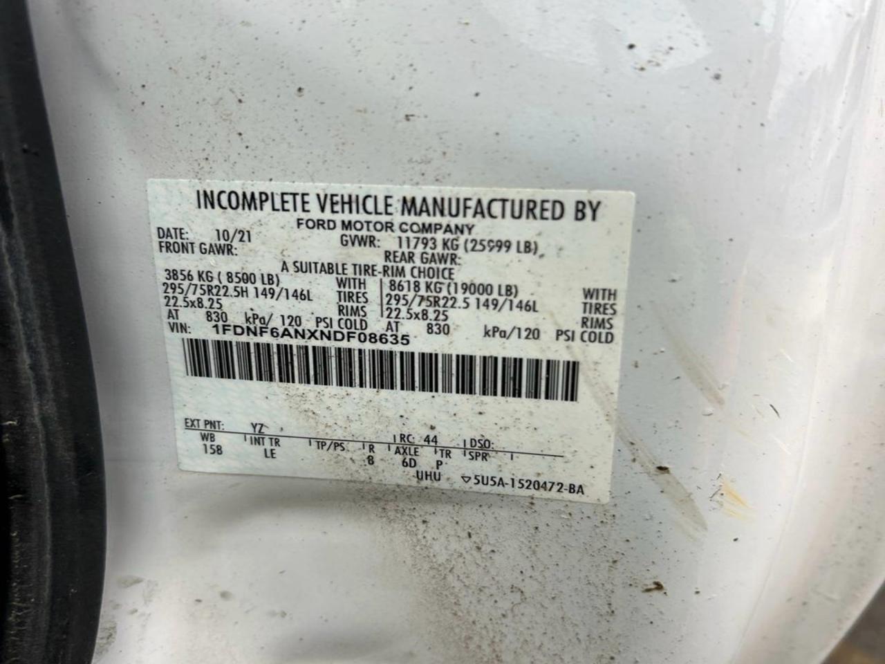 Ford F-650 Regular Cab 2WD DRW 2022