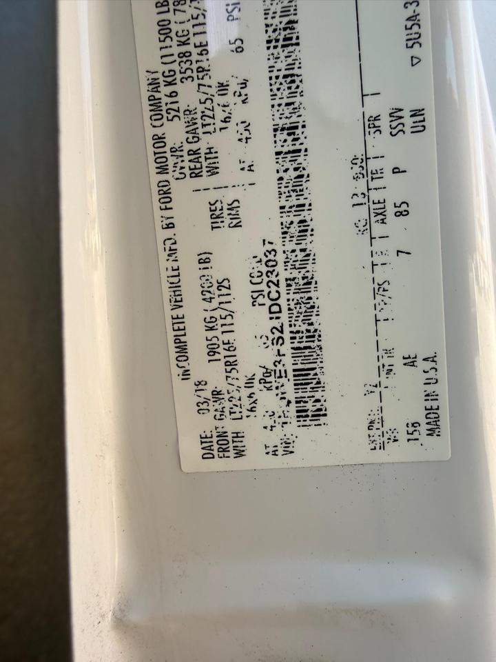 Ford Econoline E-350 Super Duty 2018