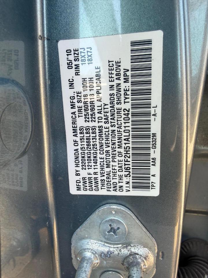 Honda Accord Crosstour EX-L 4WD 5-Spd AT 2010