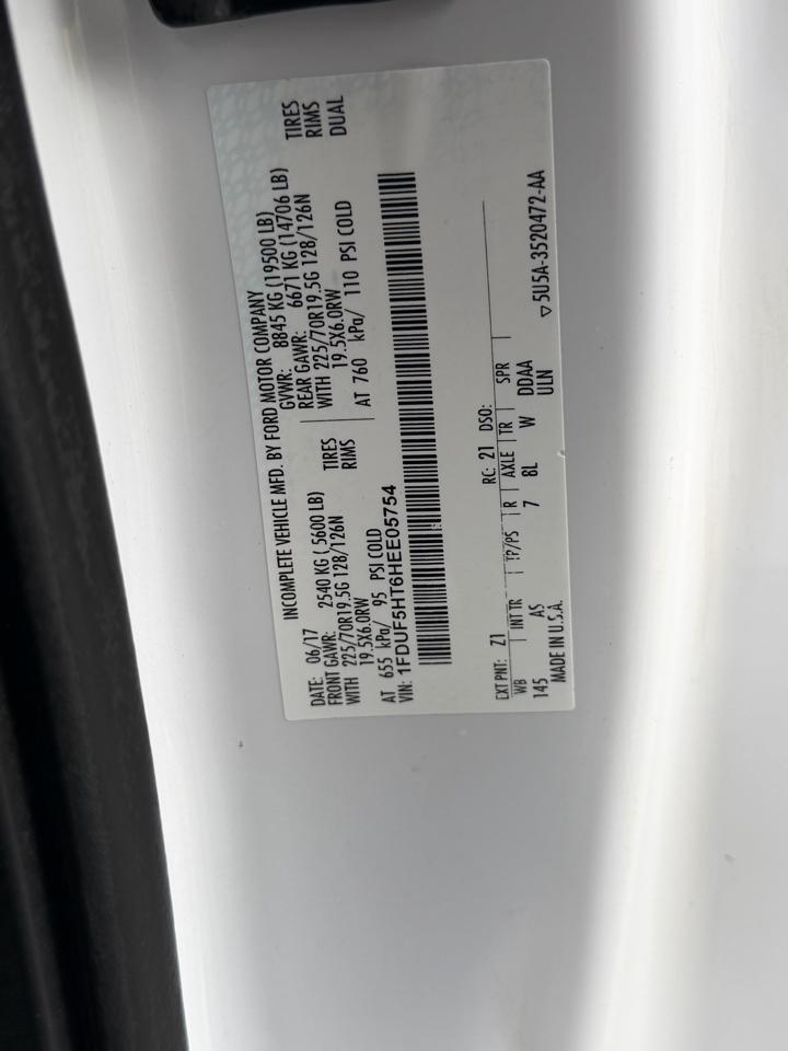 Ford F-550 Regular Cab DRW 4WD 2017