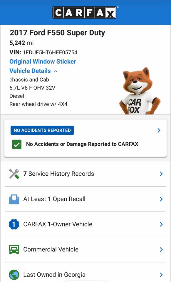 Ford F-550 Regular Cab DRW 4WD 2017