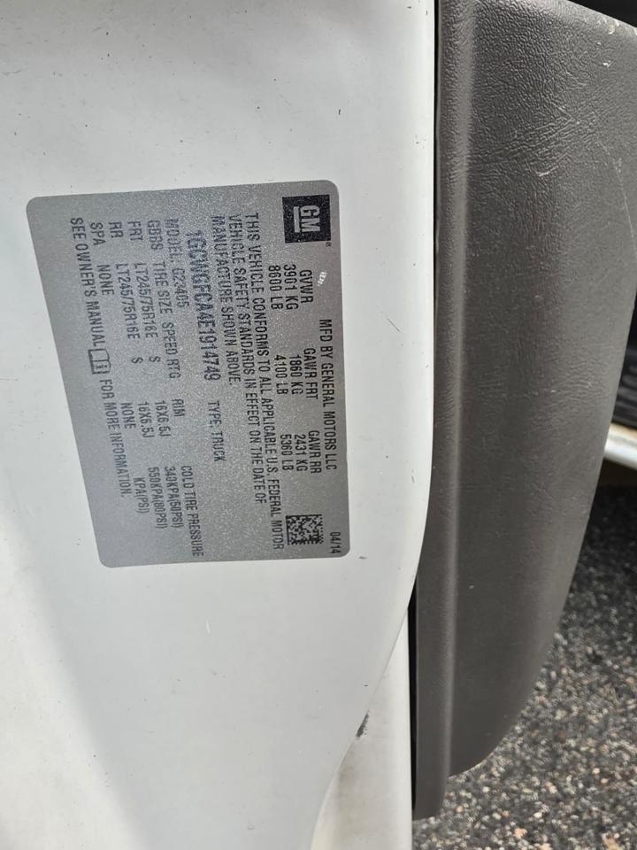 Chevrolet Express 2500 Cargo 2014