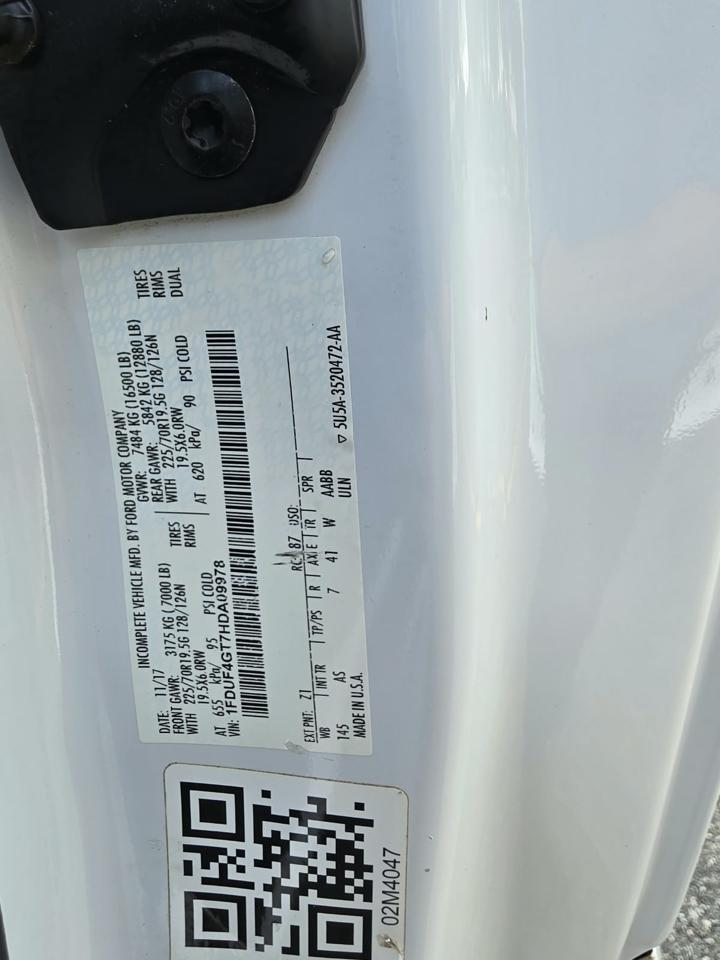Ford F-450 SD Regular Cab DRW 2WD 2017
