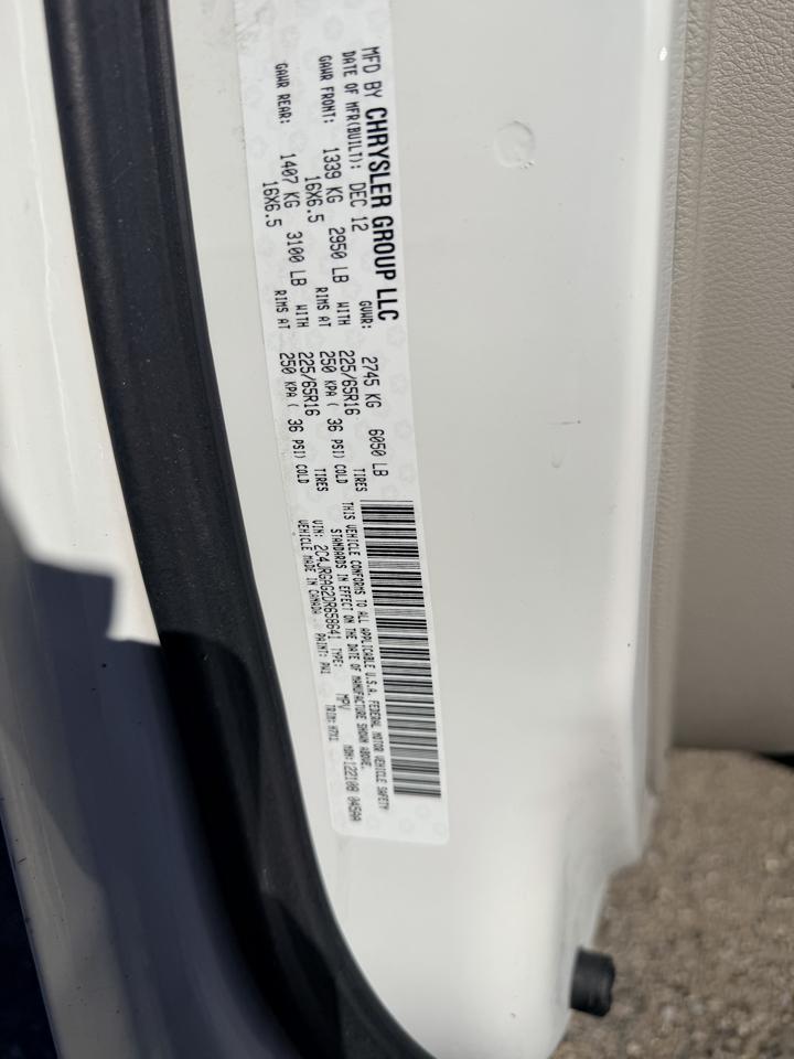 RAM Cargo Van Base 2013