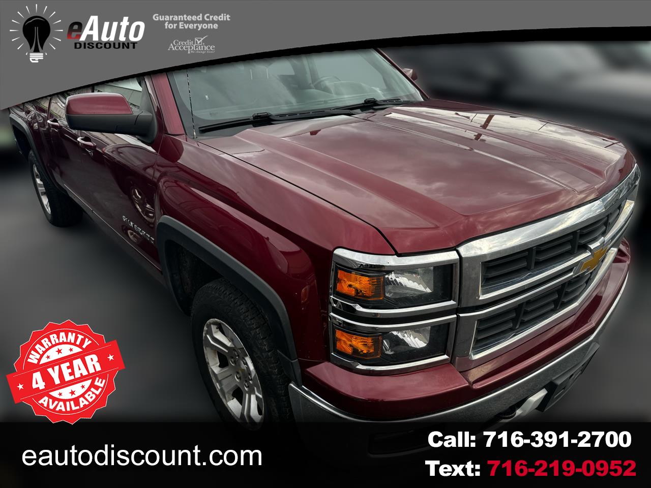 2015 Chevrolet Silverado 1500 4dr Ext Cab 157.5" WB 4WD