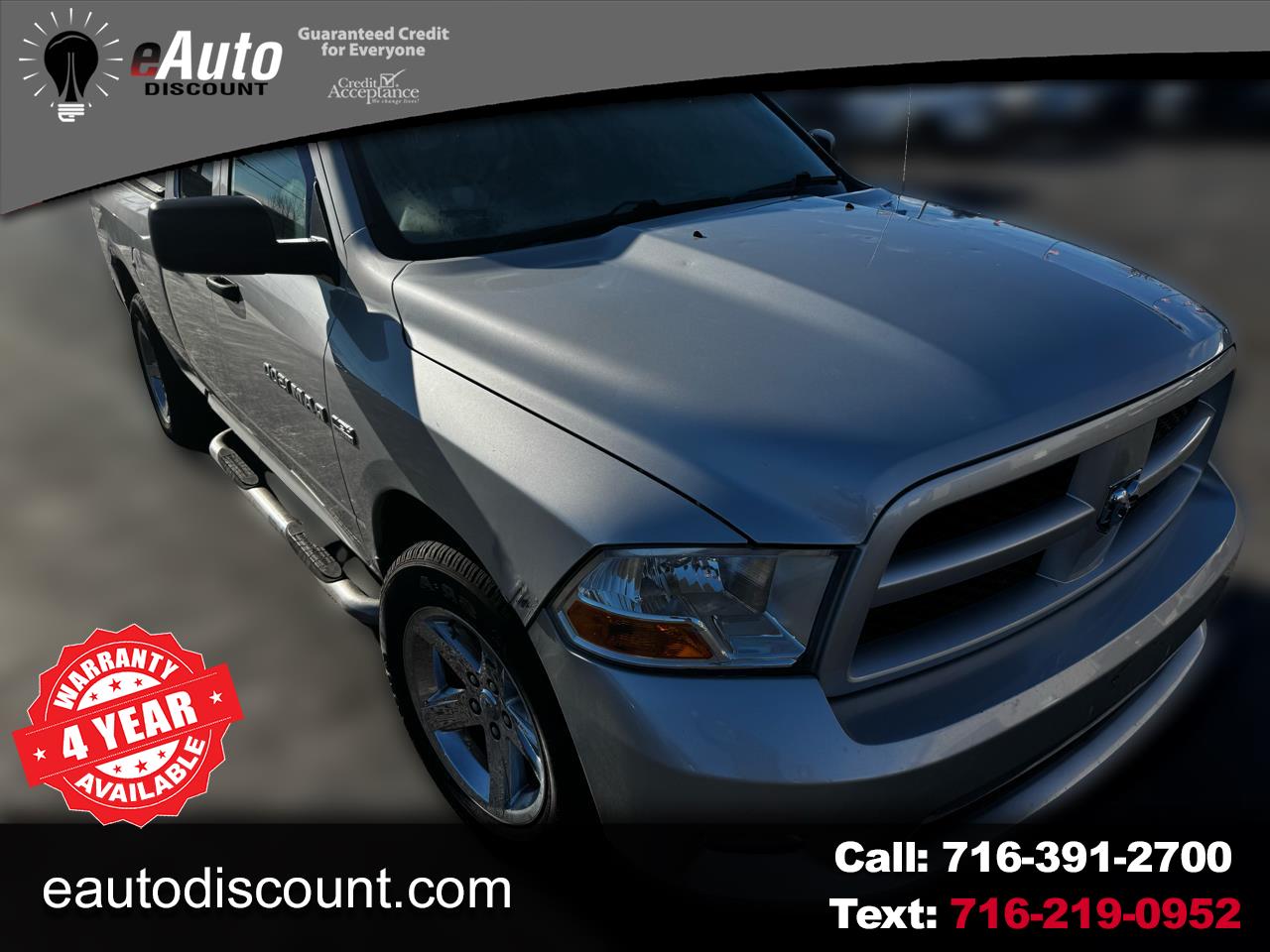 RAM 1500 ST Quad Cab 4WD 2012