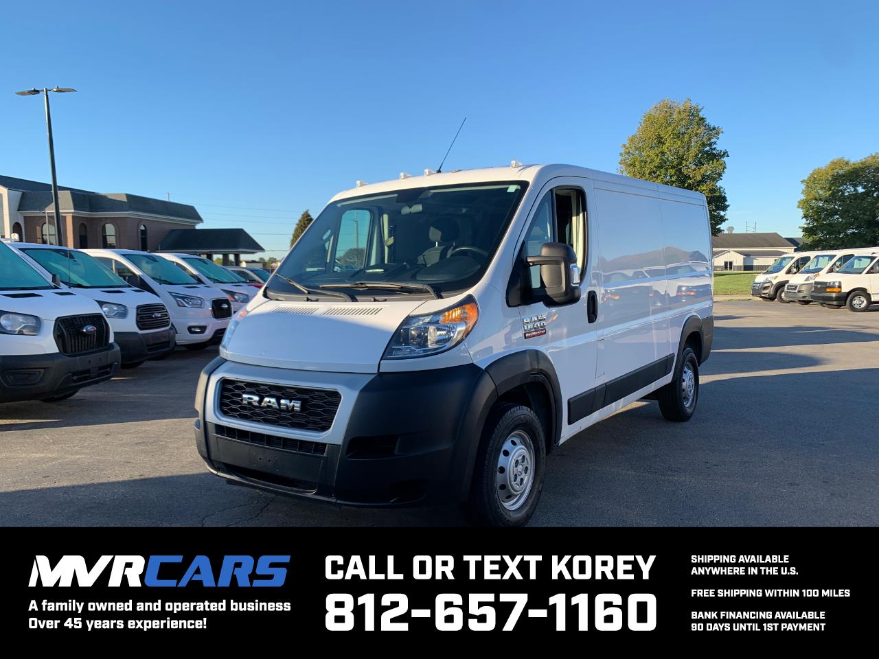 RAM Promaster 1500 Low Roof 136-in. WB 2021