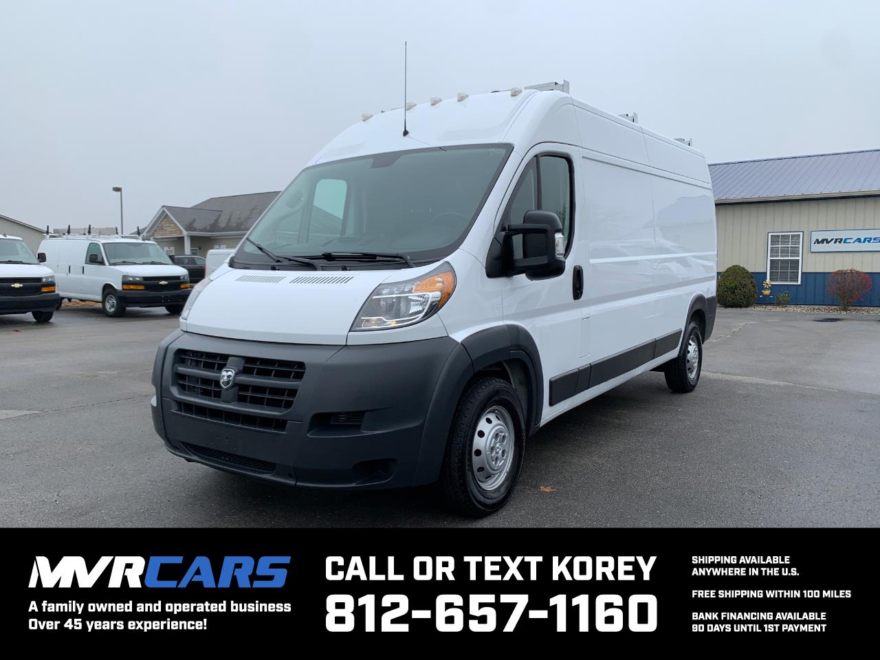 2018 RAM Promaster 2500 High Roof Tradesman 159-in. WB