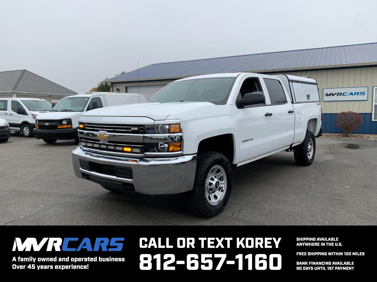 2018 Chevrolet Silverado 2500HD Work Truck Crew Cab 4WD