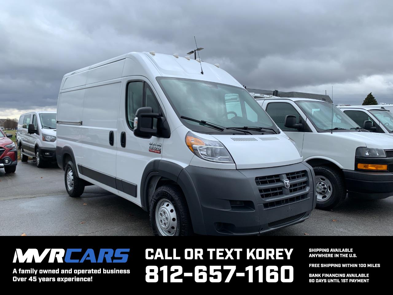 2014 RAM Promaster 1500 High Roof Tradesman 136-in. WB