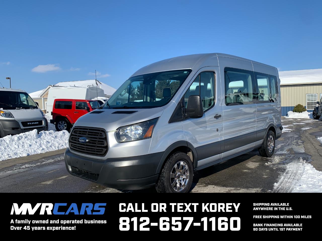 2017 Ford Transit 350 Wagon Med. Roof XL w/Sliding Pass. 148-in. WB