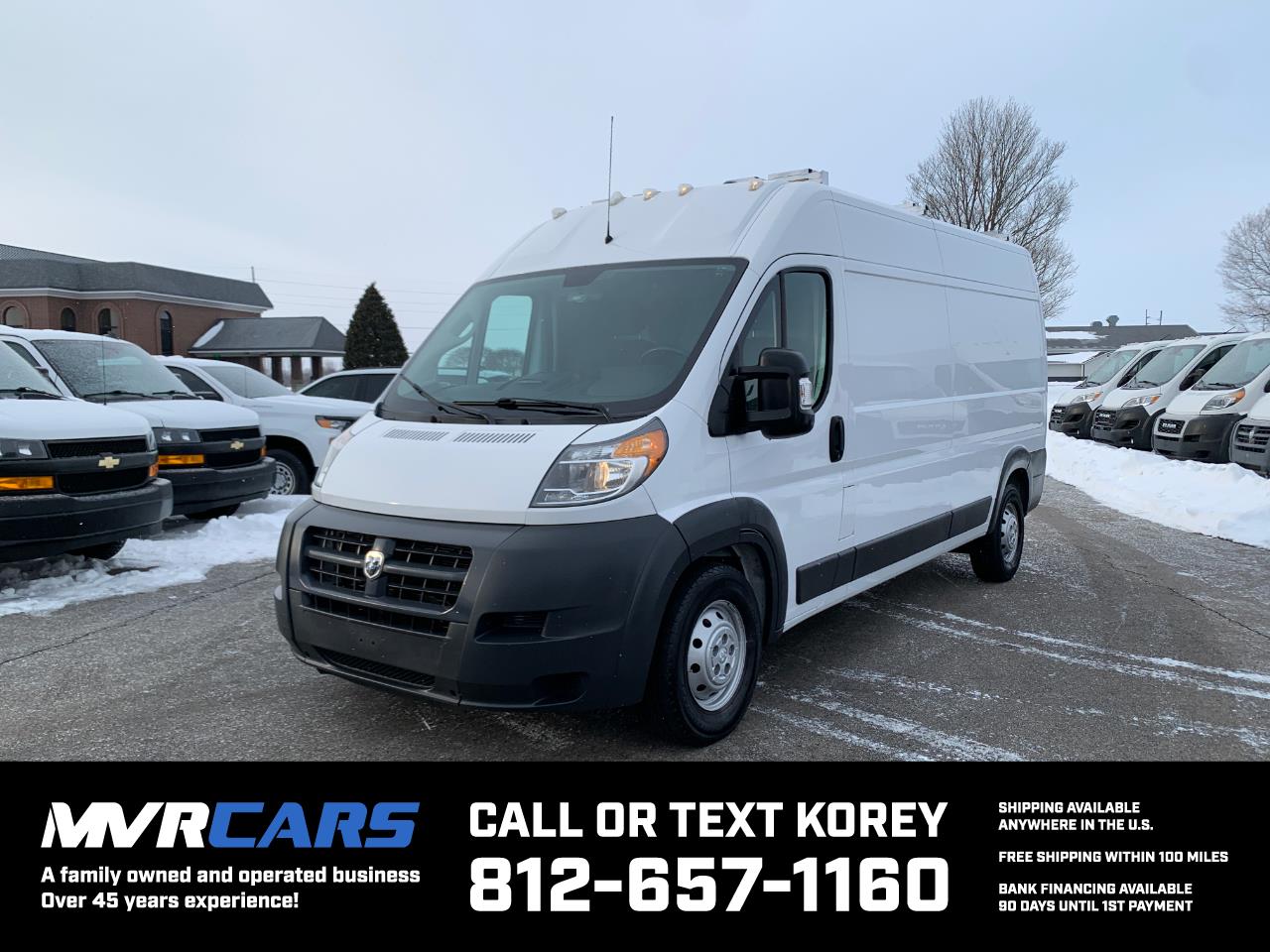 2018 RAM Promaster 2500 High Roof Tradesman 159-in. WB