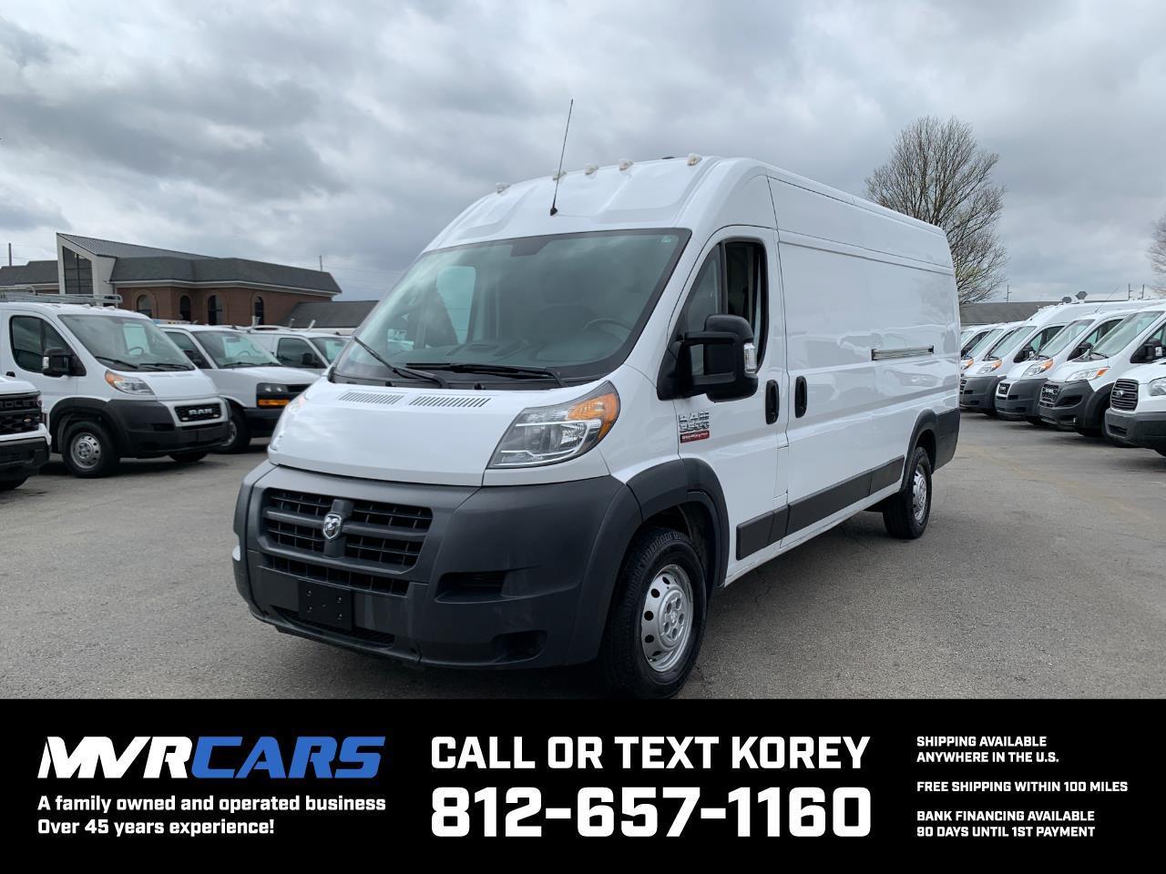 2018 RAM Promaster 3500 High Roof Tradesman 159-in. WB Ext