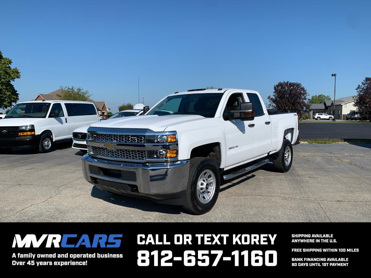 2019 Chevrolet Silverado 2500HD Work Truck Double Cab 4WD