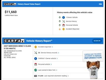 2007 Mercedes-Benz S-Class S550 4MATIC