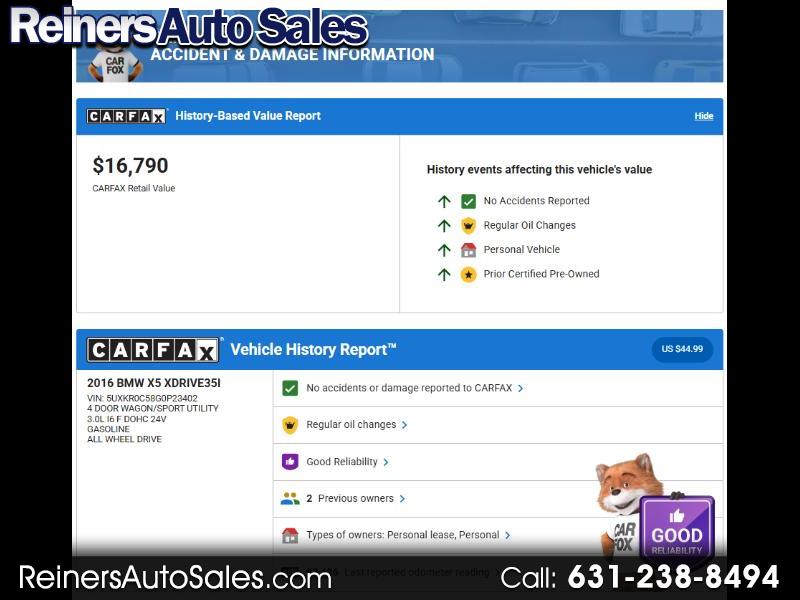 2016 BMW X5 xDrive35i