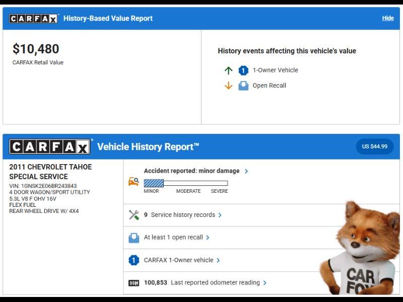 Chevrolet Tahoe Police 2011