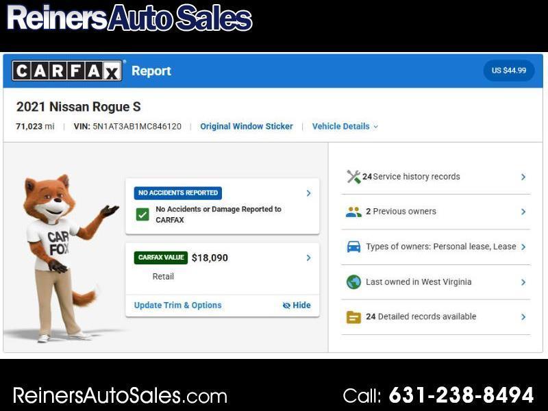 Nissan Rogue S AWD 2021