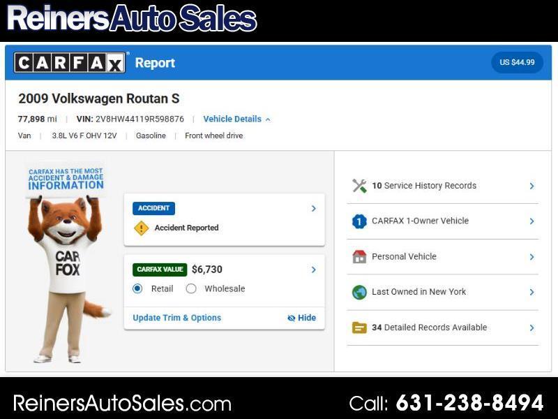 Volkswagen Routan S RSE 2009
