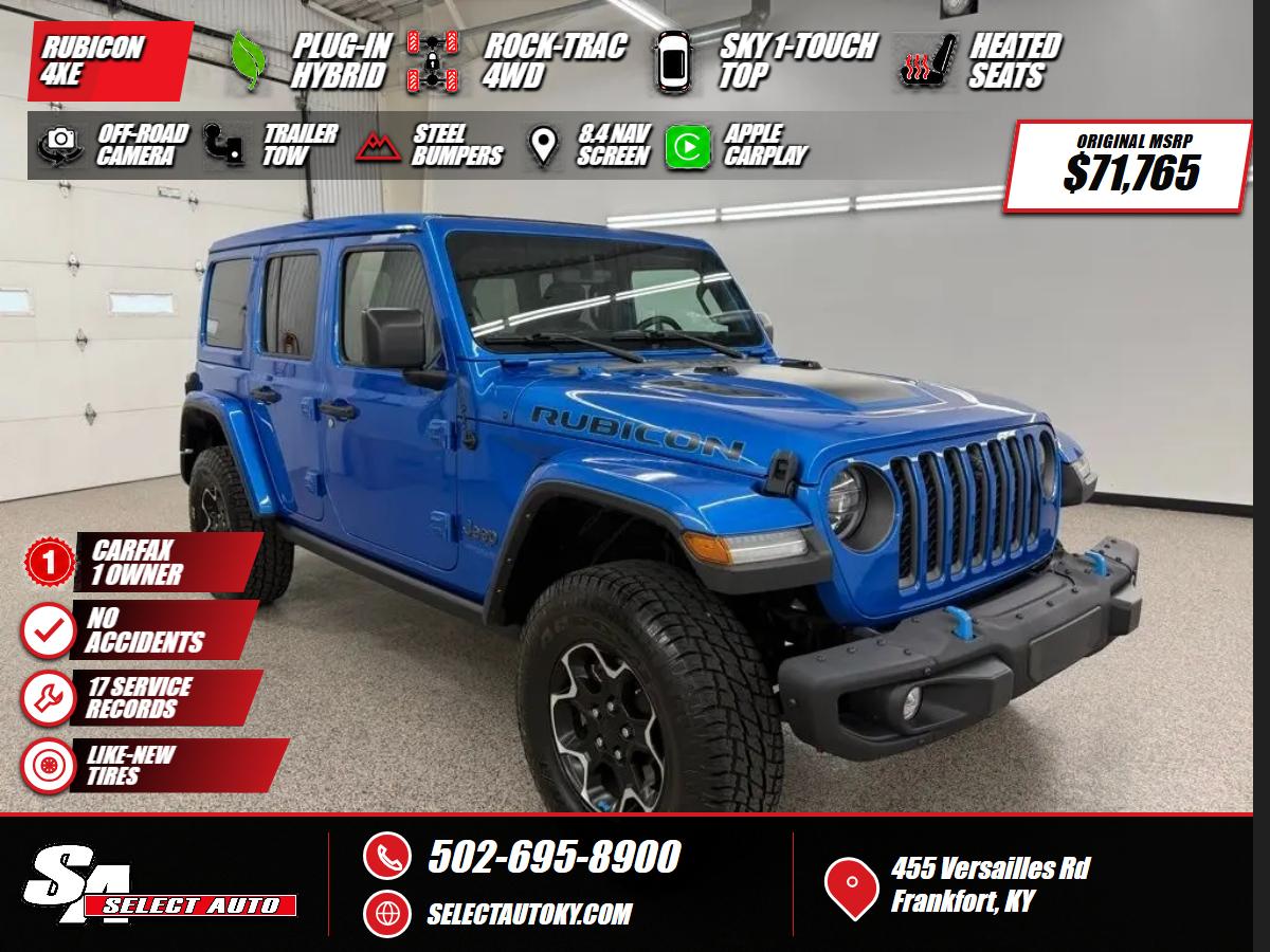 2022 Jeep Wrangler 4xe Unlimited Rubicon 4xe