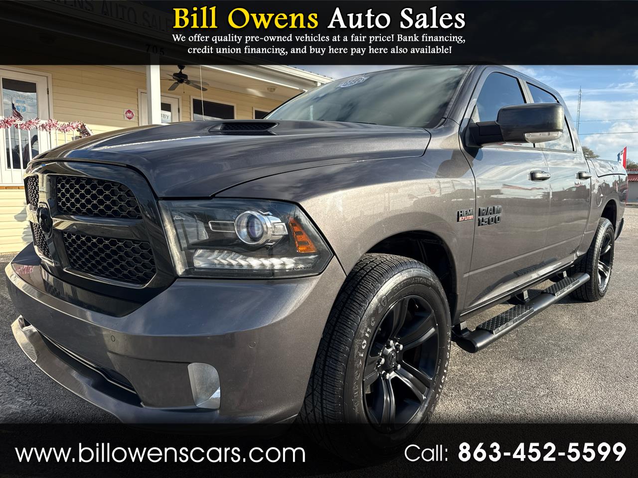 2018 RAM 1500 Night 4x4 Crew Cab 5'7" Box *Ltd Avail*
