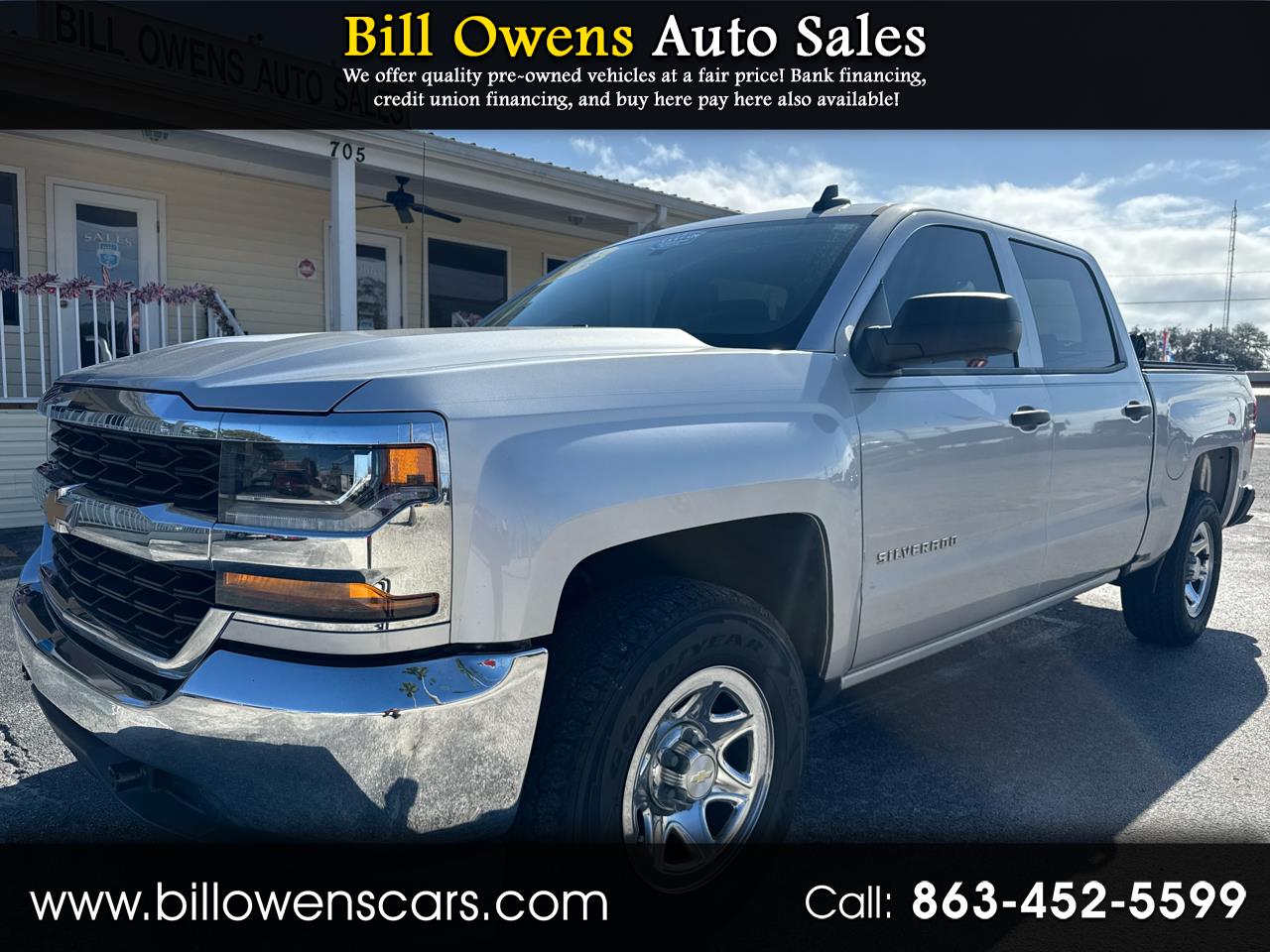 2017 Chevrolet Silverado 1500 4WD Crew Cab 143.5" LS