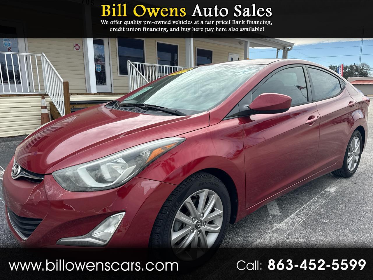 2015 Hyundai Elantra 4dr Sdn Auto SE (Alabama Plant)