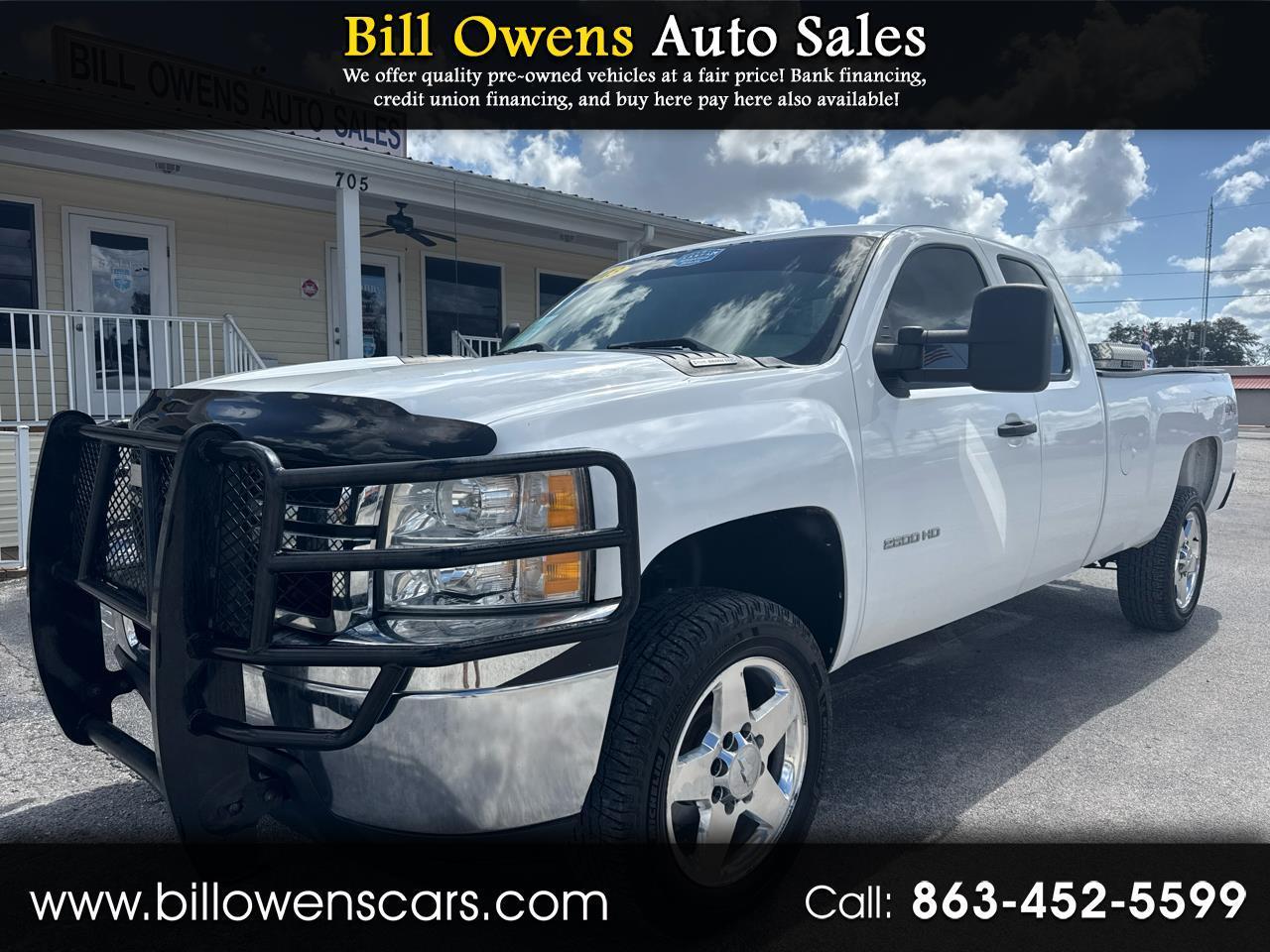 2013 Chevrolet Silverado 2500HD 4WD Ext Cab 158.2" Work Truck