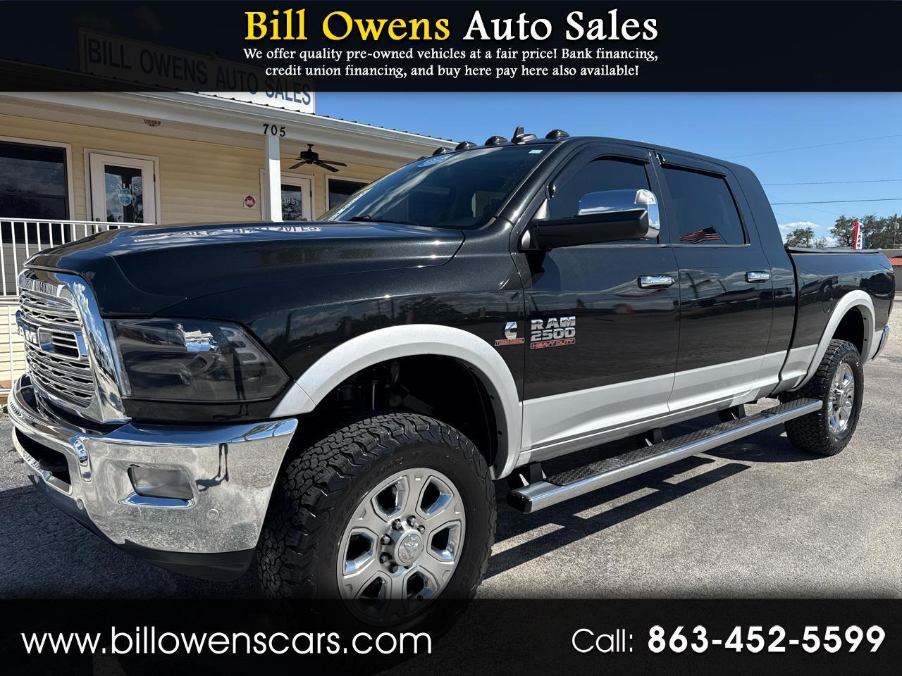 2017 RAM 2500 Laramie 4x4 Mega Cab 6'4" Box